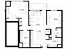 2 Bedroom Floor Plan